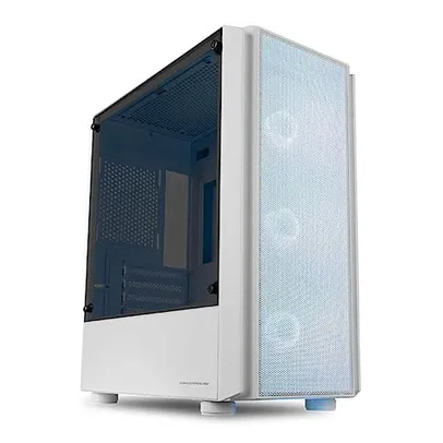 Gabinete Gamer Pichau Pulsar, RGB, Mid-Tower, Lateral de Vidro, Branco, PG-PSR-WRGB01