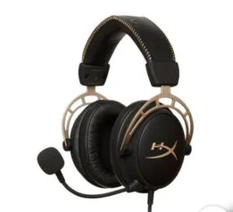 Hyperx cloud alpha edição gold HX-HSCA-GD/NAP R$584