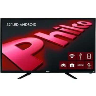 Smart TV Philco 32´ LED HD Android PH32B51DSGWA | R$722