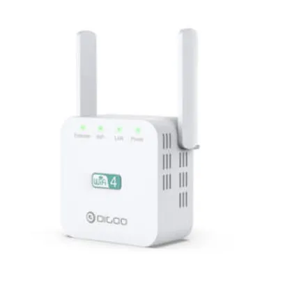 Extensor de sinal Wi-Fi Digoo DG-R611 com 300mbps e duas antenas com frete incluso | R$ 92