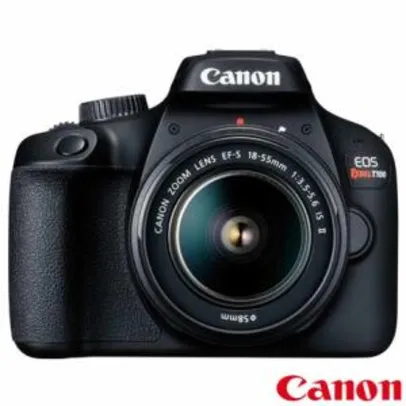Câmera Digital Canon EOS Rebel T100 DSLR | R$1.601