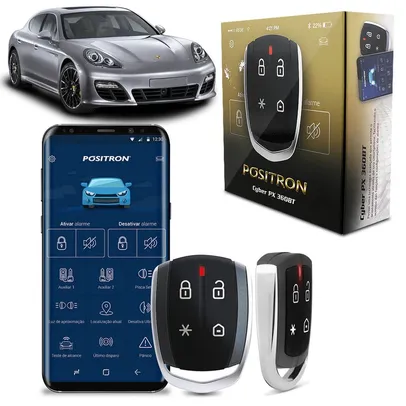 Alarme Automotivo Pósitron Cyber Px360bt Universal Bluetooth Função Pânico | R$271