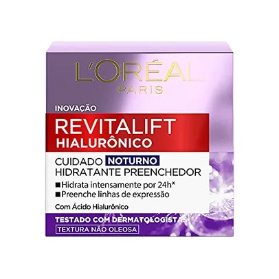 Creme Anti Idade L'Oréal Revitalift Hialurônico Noturno,