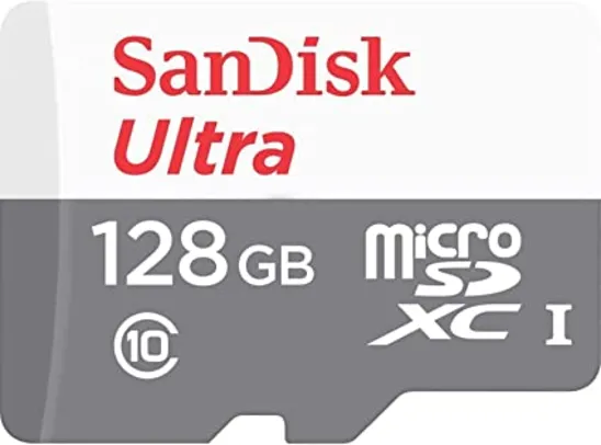 Cartão de Memoria Sandisk Ultra Microsdxc Uhs-I Card With Adapter – 128Gb