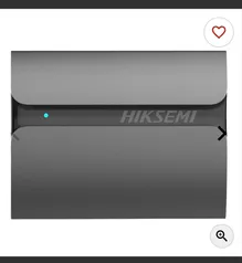 SSD Portatil Hiksemi Shield, 2TB, USB-C, Preto, HS-ESSD-T300S-2T