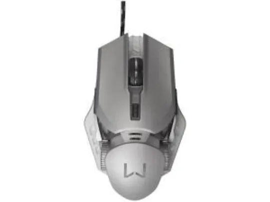 [ CLUBE DA LU + APP ] Mouse Gamer Warrior Keon Óptico - 3200dpi 6 Botões | R$ 47