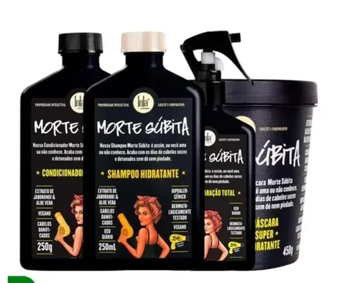 Kit Lola Cosmétics Hidratação Morte Súbita - 4 Produtos