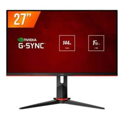 Monitor Gamer AOC Hero 27" 144Hz IPS 1ms G-Sync Compatible 27G2