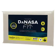 Travesseiro DaNasa Fit 100% Algodão 55x65 Bege Duoflex