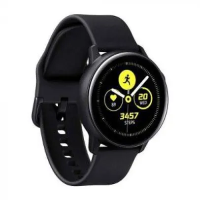 [R$812 AME] Smartwatch Samsung Galaxy Watch Active - Preto | R$855