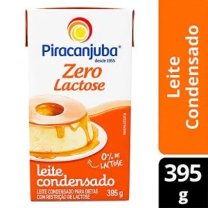 [5 unidades] Leite Condensado Zero Lactose Piracanjuba 395g | R$3,41