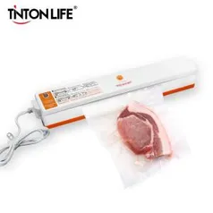 [Enviado do Brasil] Tintonlife 110v/220v Selador a Vácuo de Alimentos + 15 sacolas R$81