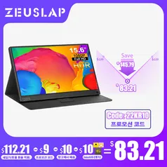 Monitor Portátil Zeuslap 15,6" FULL HD 