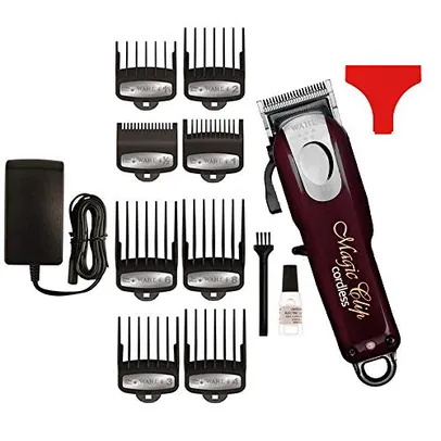 Máquina de Cortar Cabelo Wahl Magic Clip Cordless 10 Peças Bivolt Sem Fio Made in USA