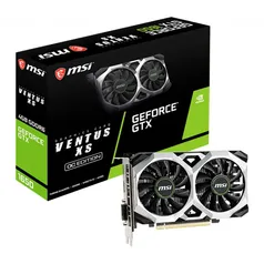 Placa de Video MSI GeForce GTX 1650 Ventus XS OC, 4GB, GDDR5, 128-bit, 912-V809-3060