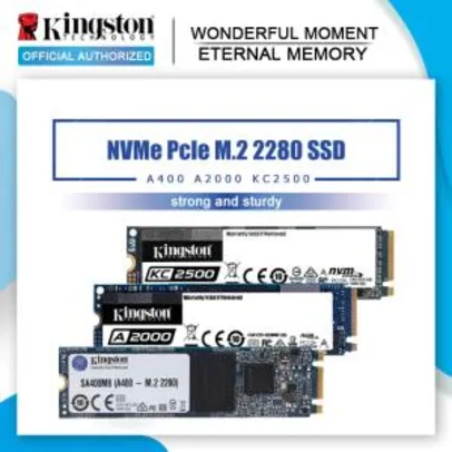 NVME 250GB Kingston A2000 | R$182