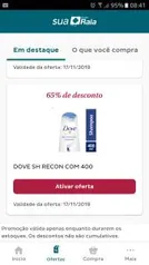 (Lojas Físicas Droga Raia) Dove shampoo reconstrução completa 400ml - R$7