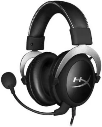 Headset Gamer HyperX Cloud Silver - HX-HSCL-SR - R$315 (R$245 com Vai de Visa)