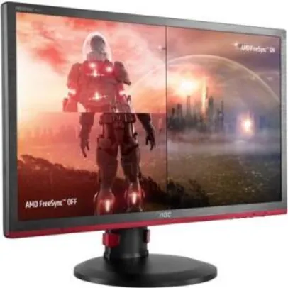 Monitor Gamer AOC LED 24´ Widescreen, Full HD, HDMI/VGA/DVI/Display Port G2460PF por R$ 1050
