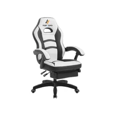 Cadeira gamer giratoria branco top tag - HS927WT