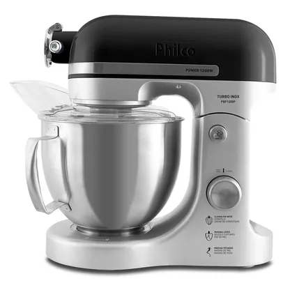 Batedeira Planetária Philco PBP1200P TURBO INOX - Outlet