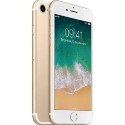 iPhone 7 32GB Dourado Desbloqueado IOS 10 Wi-fi + 4G Câmera 12MP - Apple - R$2591