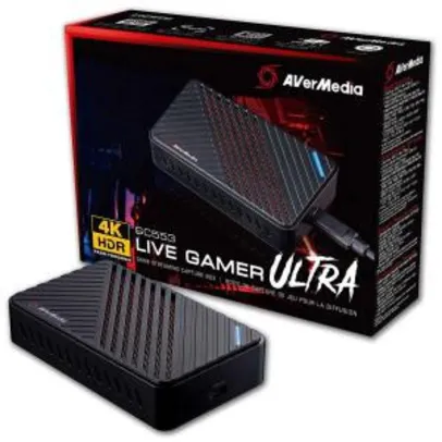 Placa de Captura Avermedia 4K Live Gamer Ultra, Interface USB 3.1, GC553 - R$1217