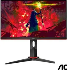 Monitor Gamer 23,8" AOC Hero Widescreen com 100 milhões:1 max de Contraste - 24G2/BK