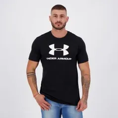 Camiseta Under Armour Sportstyle Right Preta | R$55