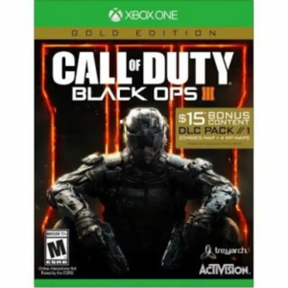 Saindo por R$ 85: Call Of Duty Black Ops III Gold Edition Xbox One - R$84,92 | Pelando