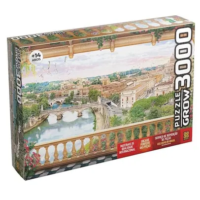 Puzzle Varanda em Roma 3941 Grow - 3000 Peças