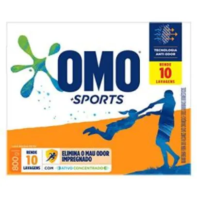 Sabão em Pó Omo Sports 800 G, OMO | R$ 5,29