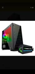 Gabinete Gamer Preto Gamemax Hero H605-tb Rgb Vidro + Gm500 | R$474