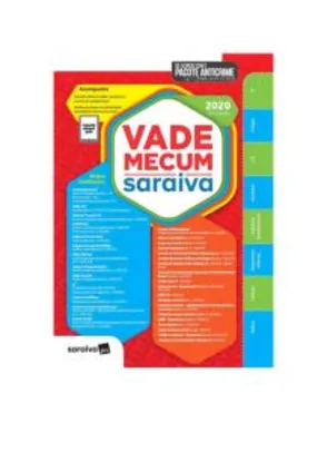 Vade Mecum Saraiva 2020 - 29ª Edição - R$ 81