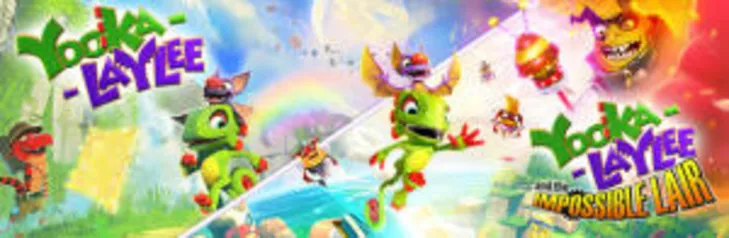 (STEAM) YOOKA-LAYLEE: Pacote Dupla de Amigos R$53 (jogo 1 + 2)