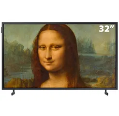 [Gol de Pix R$200,00] Smart TV 32" QLED Full HD Samsung The Frame 32LS03B, Tela Matte, Design slim