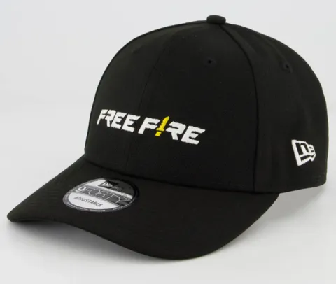 Boné New Era Free Fire 940 Preto