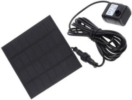 UEETEK 7V 1,2W 180L/H Bomba de água solar Fonte de aquário. | R$ 93