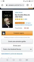 E-book com 50 obras de Julio Verne