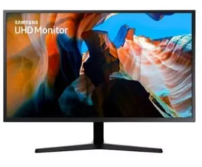 Monitor Uhd Samsung 32", 4k, Hdmi, Display Port, Freesync, Preto, Série Uj59