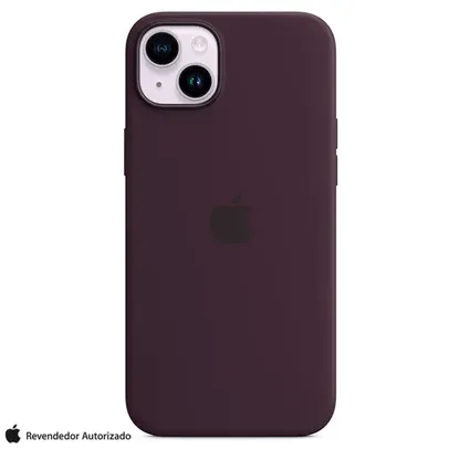 Apple Capa Silicone Oficial iPhone 14 Plus com MagSafe, Roxo Silvestre 