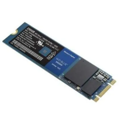 SSD Western Digital Blue M2 250GB SN500 NVMe WDS250G1B0C R$299,90