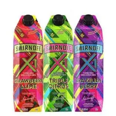 Kit Vodka Smirnoff X1 3x 1000ml