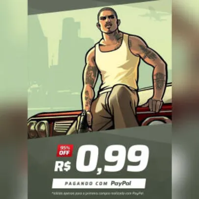 [Primeira Compra] Grand Theft Auto: San Andreas