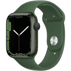 (AME SC R$1576) Apple Watch Series 7 GPS 41mm Caixa Verde de Alumínio Pulseira Esportiva Trevo