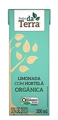 [Rec] Poder da Terra Limononada Orgânica com Hortelã 200Ml