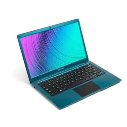 Notebook Multilaser 13.3 Pol 4GB 64GB Windows 10 Dual Core Azul - PC224 | R$701