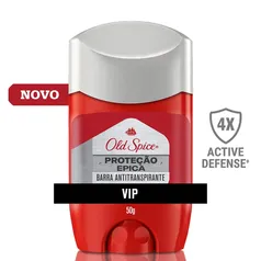 Desodorante em Barra Antitranspirante Old Spice Proteção Épica VIP 50g