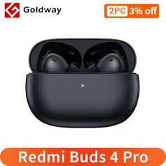 Fone de Ouvido Sem Fio Xiaomi Redmi Buds 4 Pro