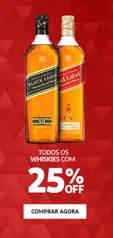 [EXTRA] TODOS OS WHISKIES COM 25% OFF